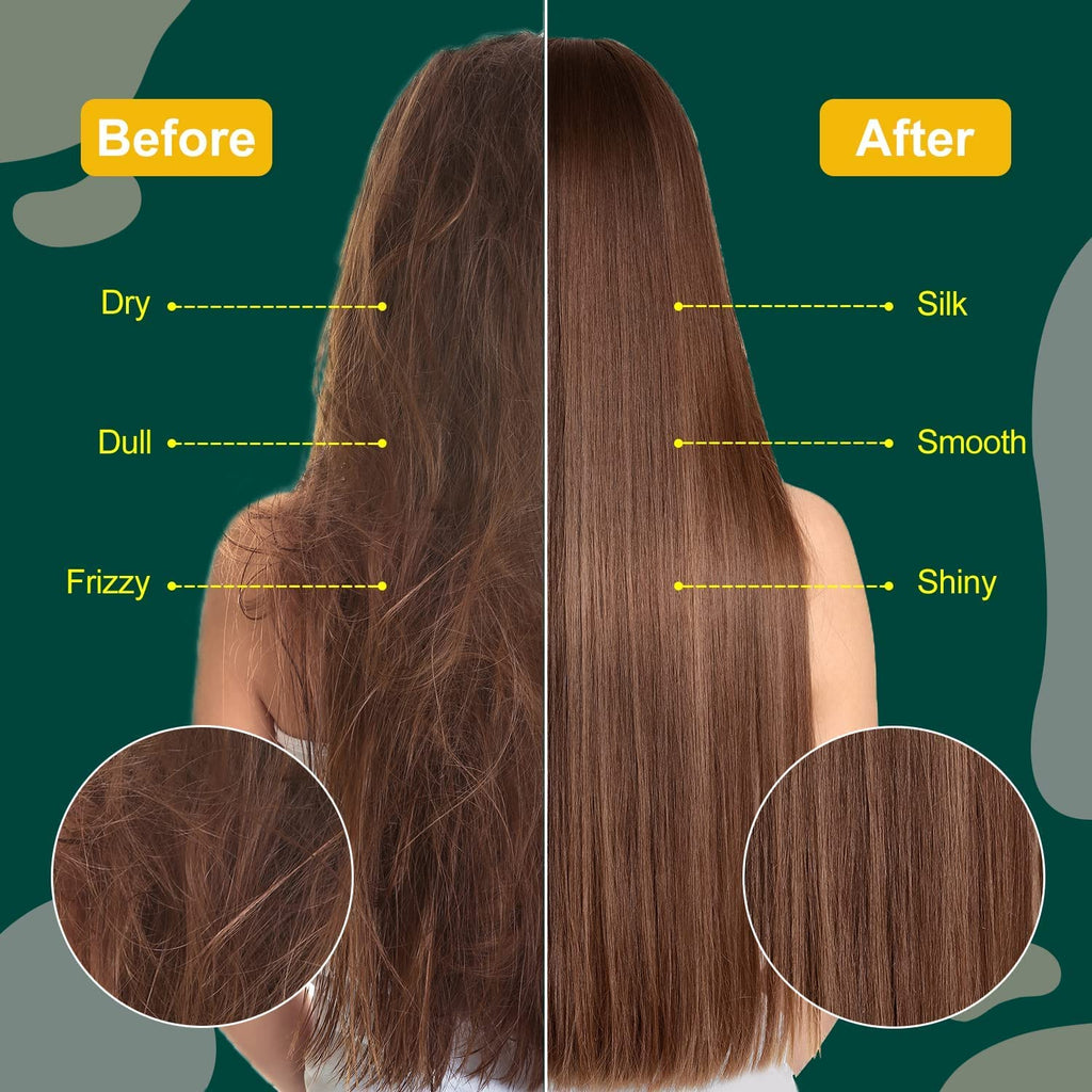 Electric Hair Brush Straightener Comb for Smooth, Silky Hair.
